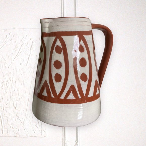 Shiraleah Dining Large Shiraleah Terracotta Pitcher Vase Poshmark